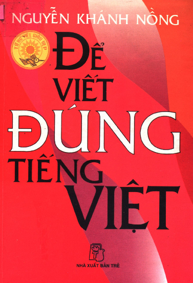 Để viết đúng tiếng Việt
