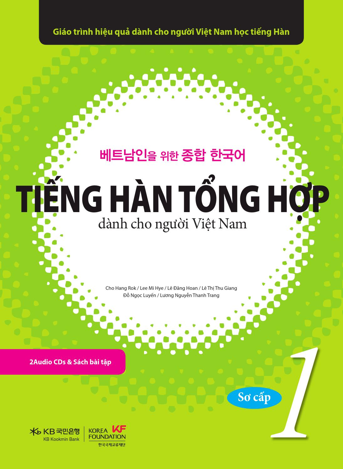 Tiếng Hàn tổng hợp dành cho người Việt Nam. T.1, Sơ cấp