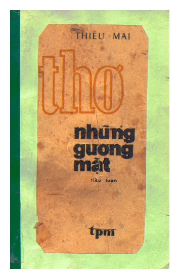 Thơ, những gương mặt Tiểu luận
