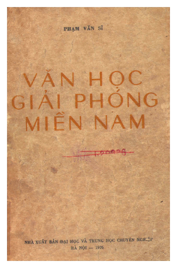 Văn học giải phóng miền Nam 1954 - 1970