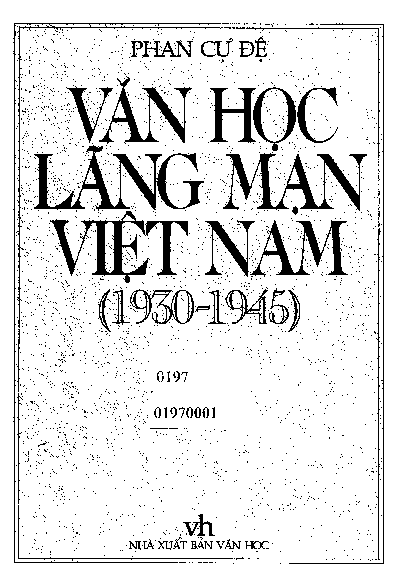 Văn học lãng mạn Việt Nam (1930 -1945)