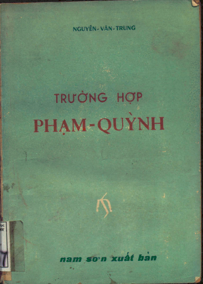 Trường hợp Phạm Quỳnh