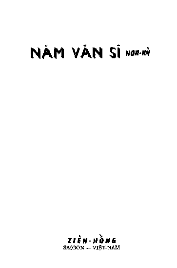 Năm văn sĩ Hoa Kỳ