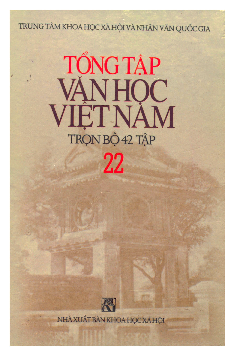 Tổng tập văn học Việt Nam. T.22