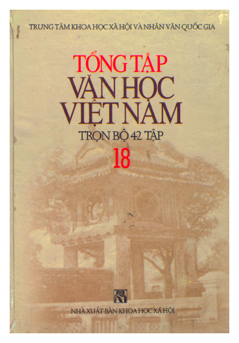 Tổng tập văn học Việt Nam. T.18