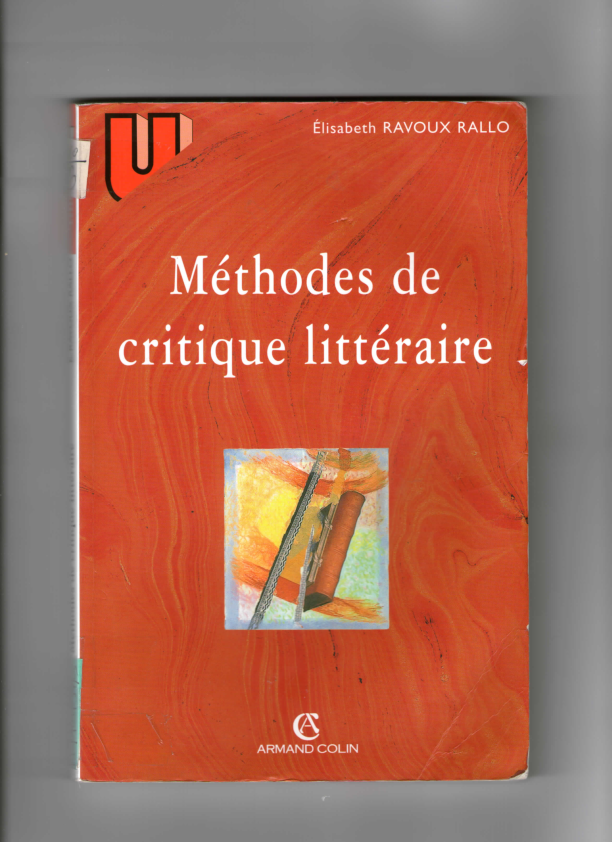 Méthodes de critique littéraire