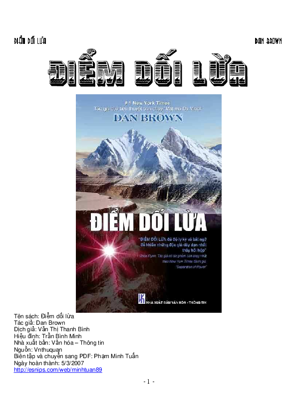 Điểm dối lừa
