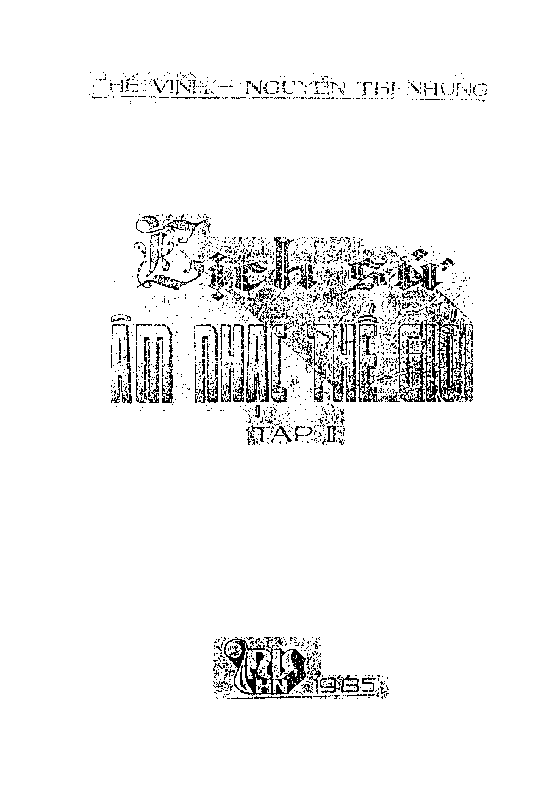Lịch sử âm nhạc thế giới. T.2