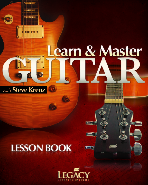 Learn & master guitar lesson book