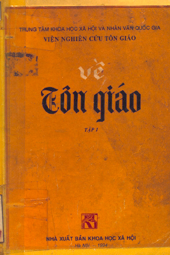 Về tôn giáo. Tập 1