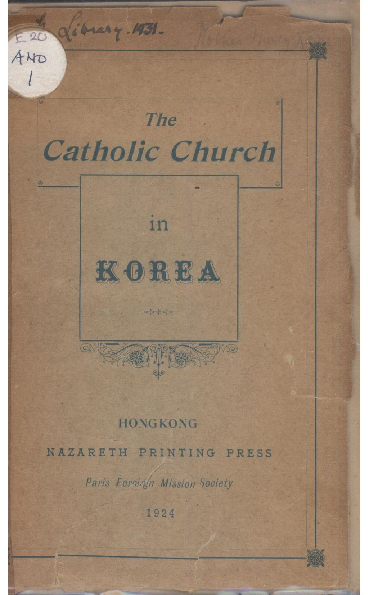 The Catholic Church in Korea