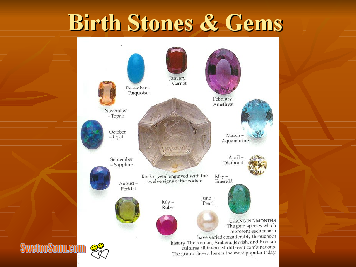 Birth stones & gems