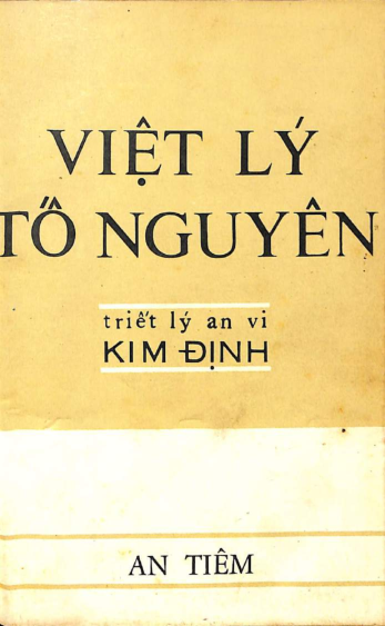 Việt lý tố nguyên triết lý an vi