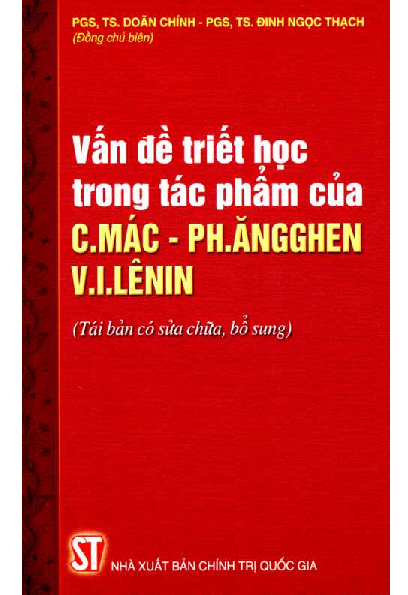 Vấn đề triết học trong tác phẩm của C.Mác - Ph.Ăngghen, V.I.Lênin