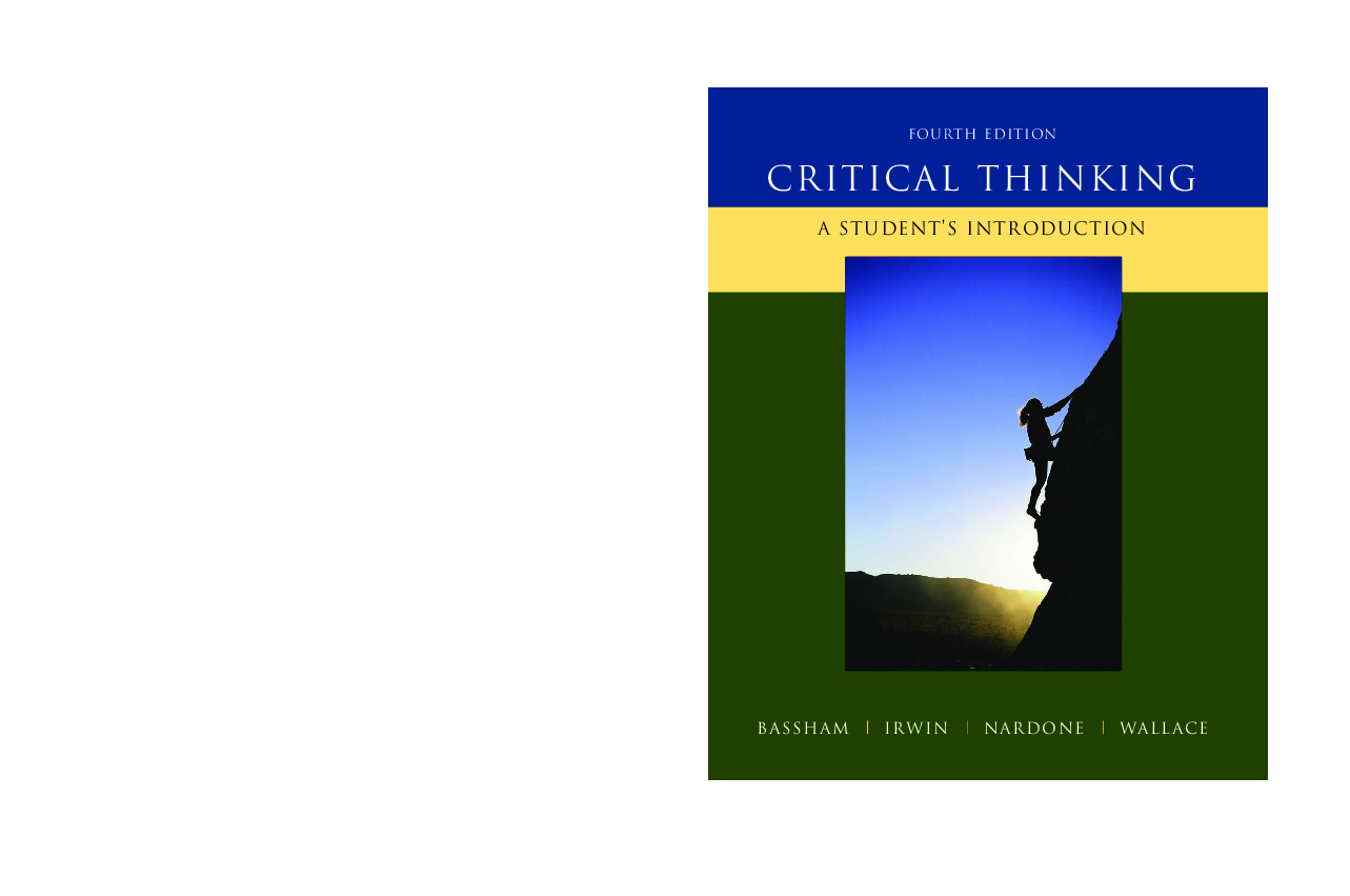 Critical thinking a student’s introduction