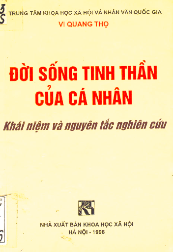 Đời sống tinh thần của cá nhân Khái niệm và nguyên tắc nghiên cứu