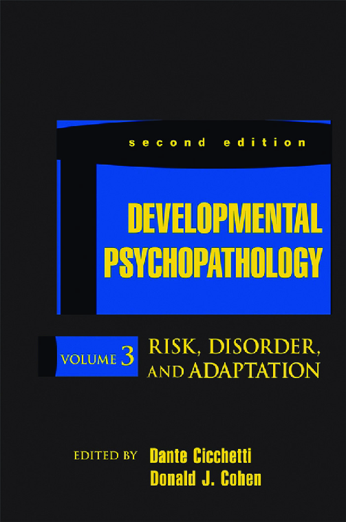 Developmental psychopathology. V.3, Risk, disorder, and adaptation