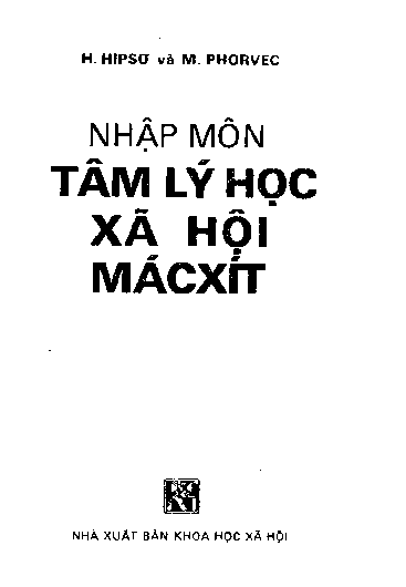 Nhập môn tâm lý học xã hội Mácxít