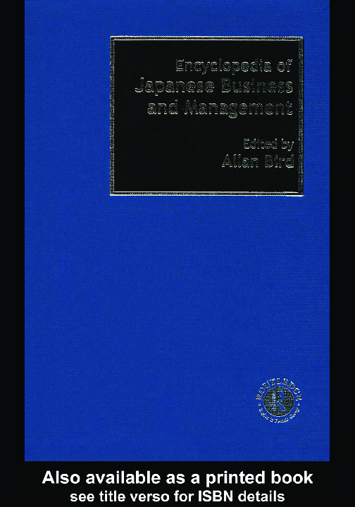 Encyclopedia of Japanese business and management