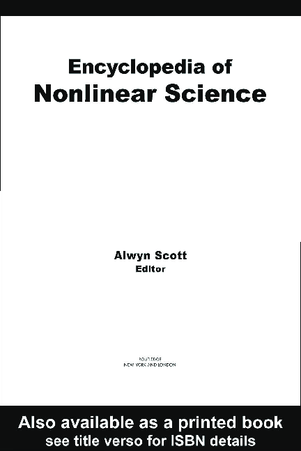 Encyclopedia of nonlinear science