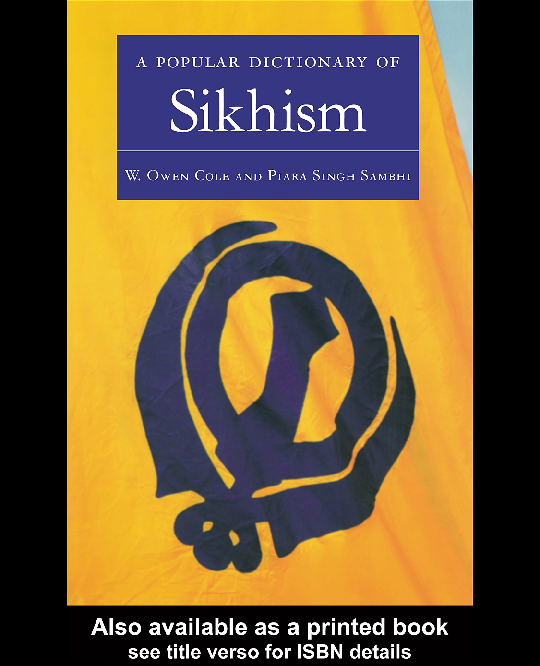 A popular dictionary of Sikhism