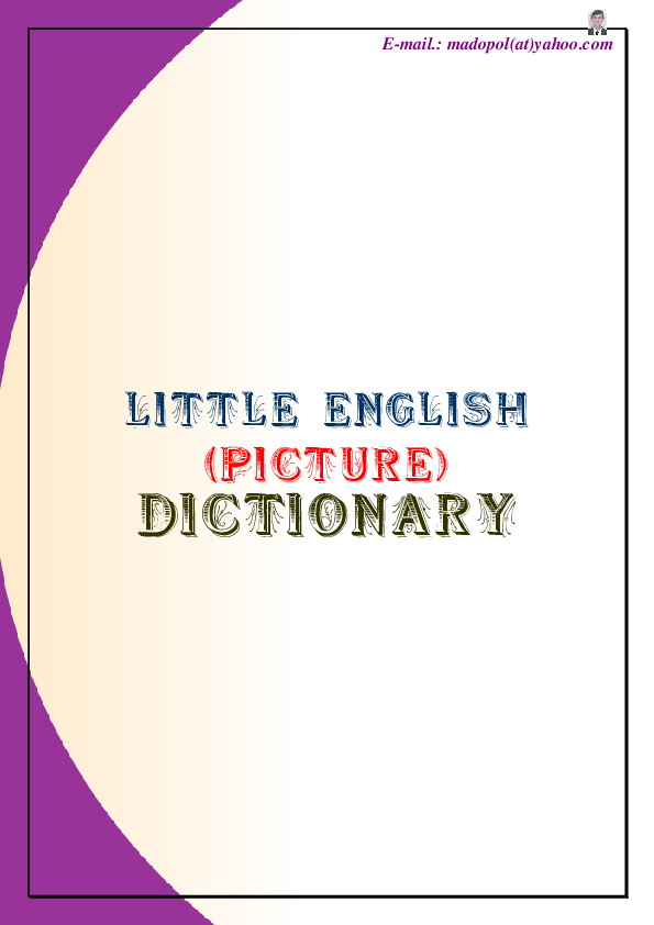 Little english (picture) dictionary