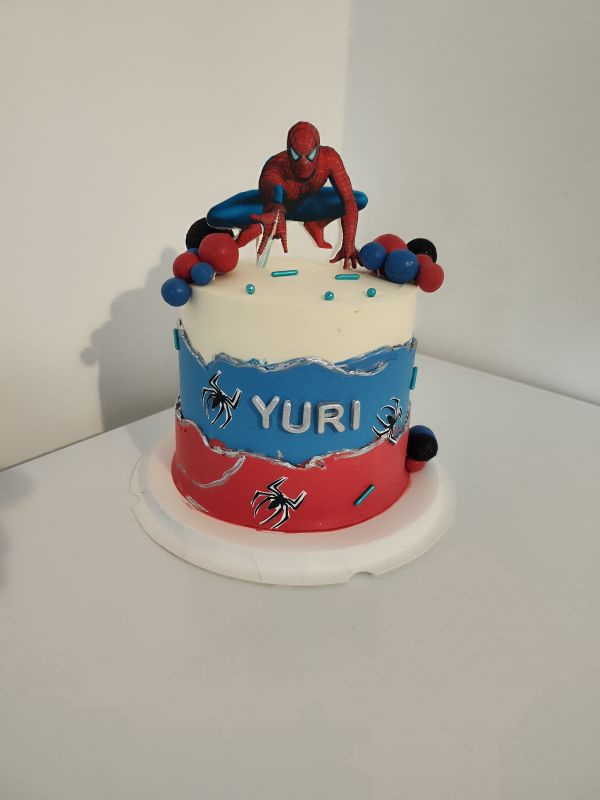 Gâteau Spiderman 3D, gâteau d'anniversaire Spiderman 3D, gâteau au chocolat  Spiderman - Super Gâteaux