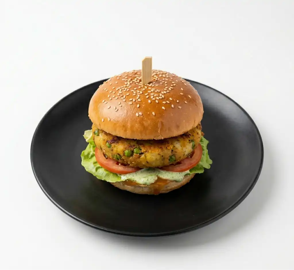Aloo tikki burger