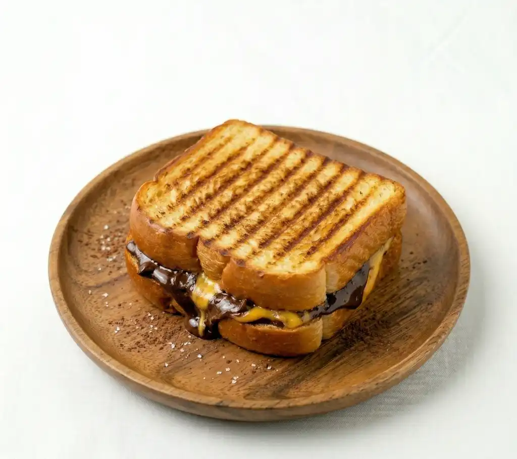 Chocolate grilled cheese sandwich
