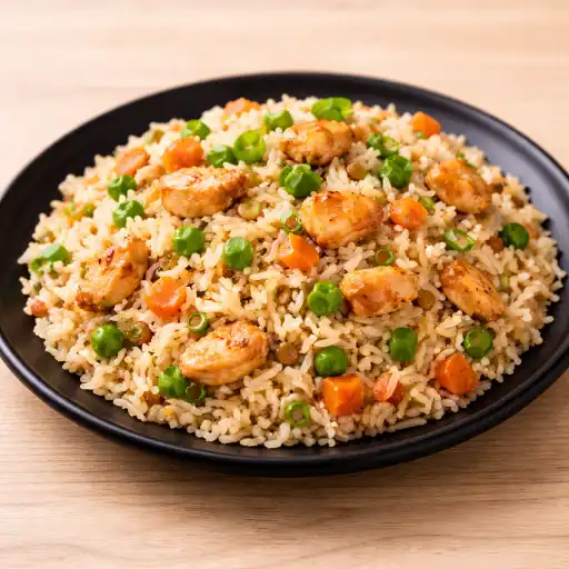 Half Chicken Rice |