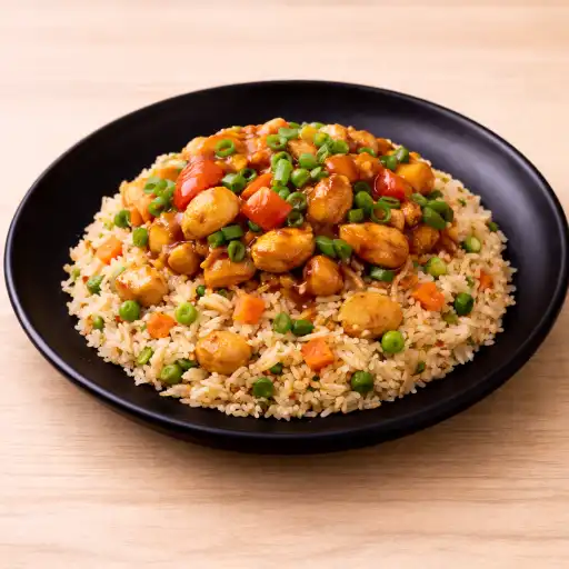 Half Chicken Combo Rice |