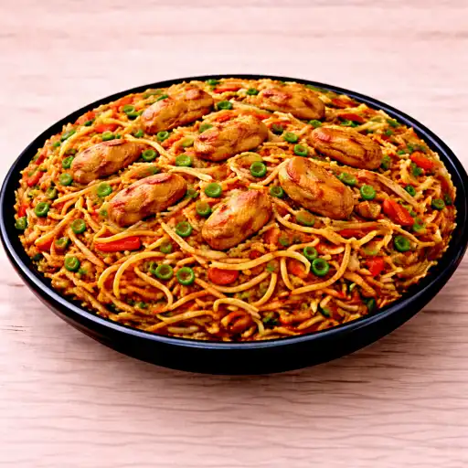 Full Chicken Schezwan Noodles |