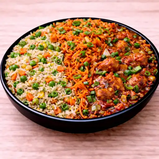 Full Veg Tripple Fry Rice |