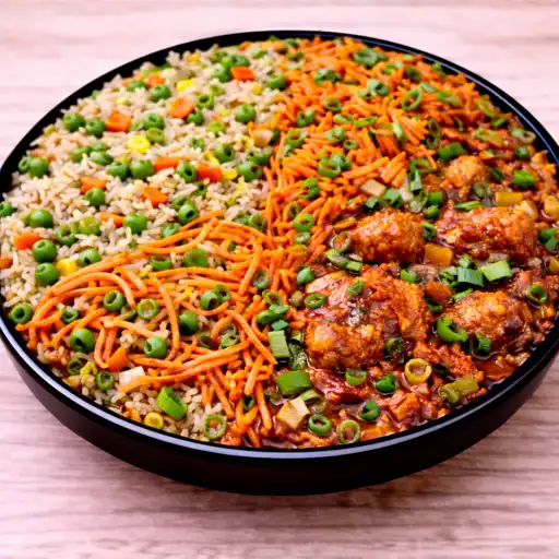 Full Veg Tripple Combo Rice |