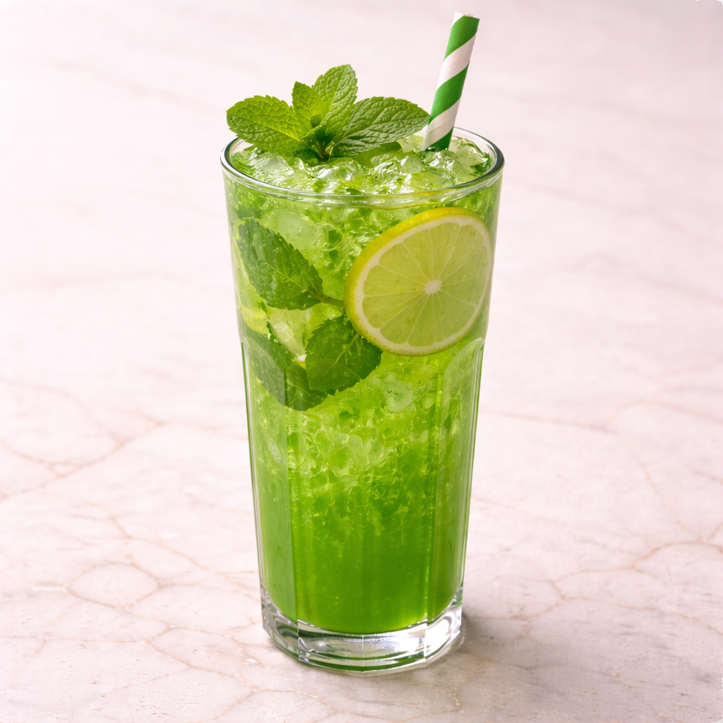 Green Mint Mocktail |
