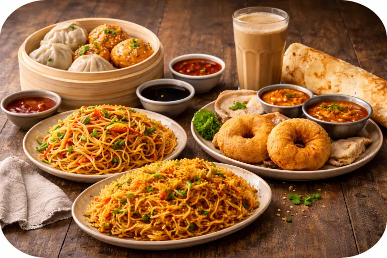 Breakfast & Chinese | नाष्टा व चायनीज