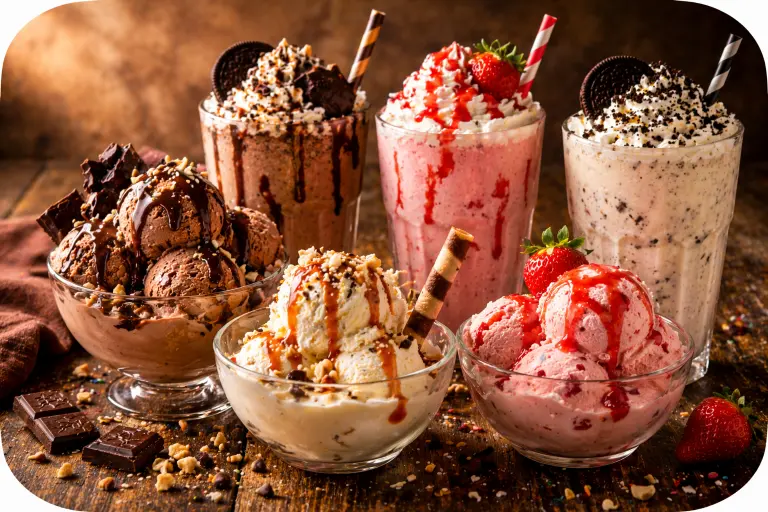 Icecream & Shakes | आईस्क्रीम व शेक्स