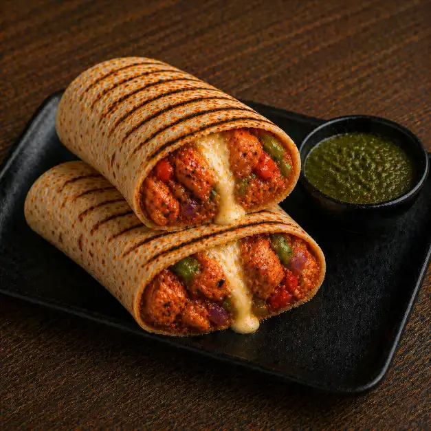 Chicken Tikka Cheese Roll