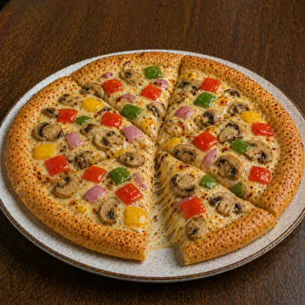 Mushroom Veg Pizza | Medium