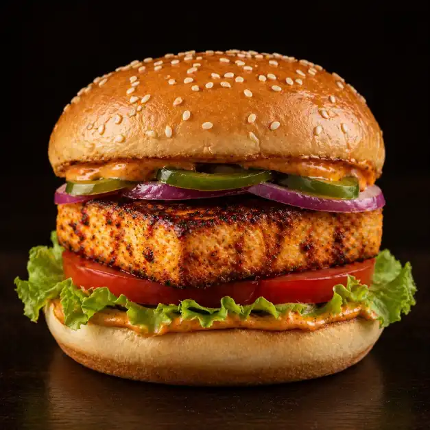 Spicy Paneer Burger