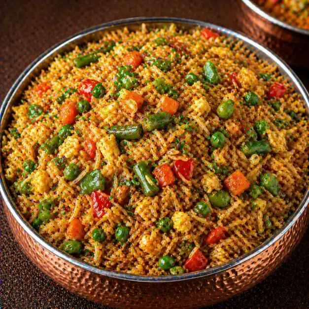 Veg Triple Fried Rice | व्हेज ट्रिपल फ्राईड राईस