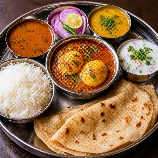Egg Thali | एग थाळी