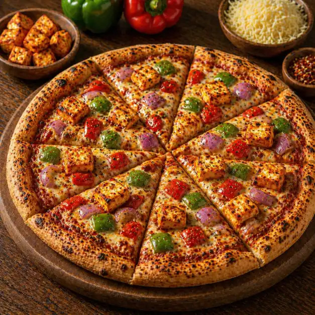Tandoor Paneer Pizza | तंदूर पनीर पिझ्झा