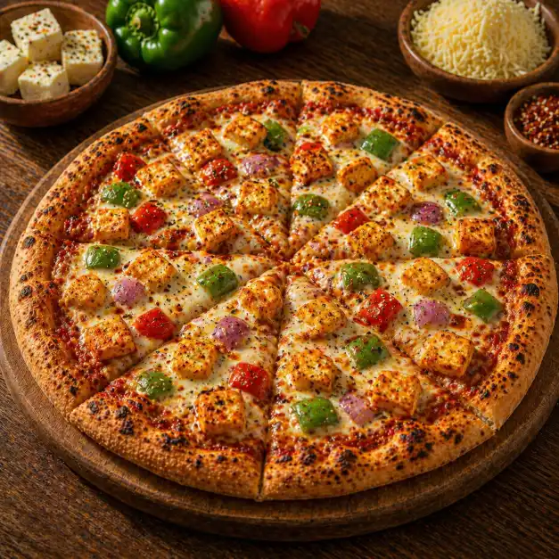 Paneer Cheese Pizza | पनीर चीज पिझ्झा