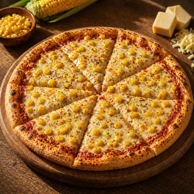 Corn Cheese Pizza | कॉर्न चीज पिझ्झा