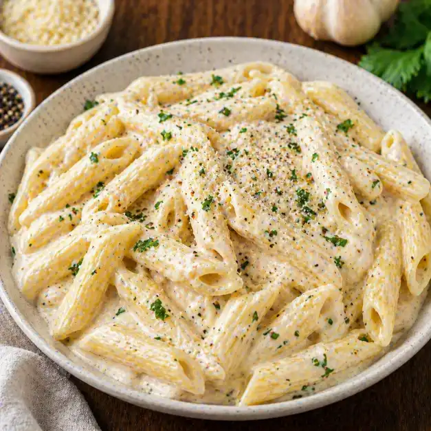Pasta Alfredo (White Sauce) | पास्ता अल्फ्रेडो