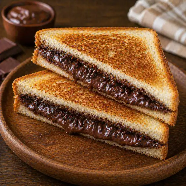Chocolate Grilled Sandwich | चॉकलेट ग्रिल्ड सँडविच
