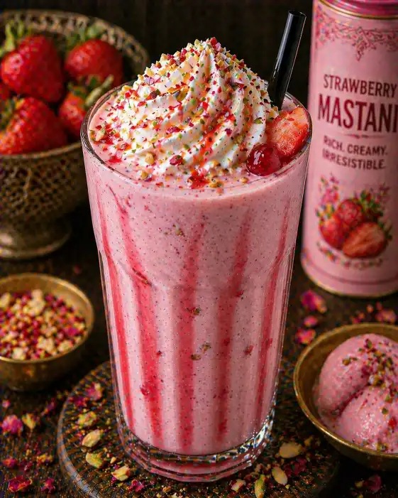 Strawberry Mastani | स्ट्रॉबेरी मस्तानी