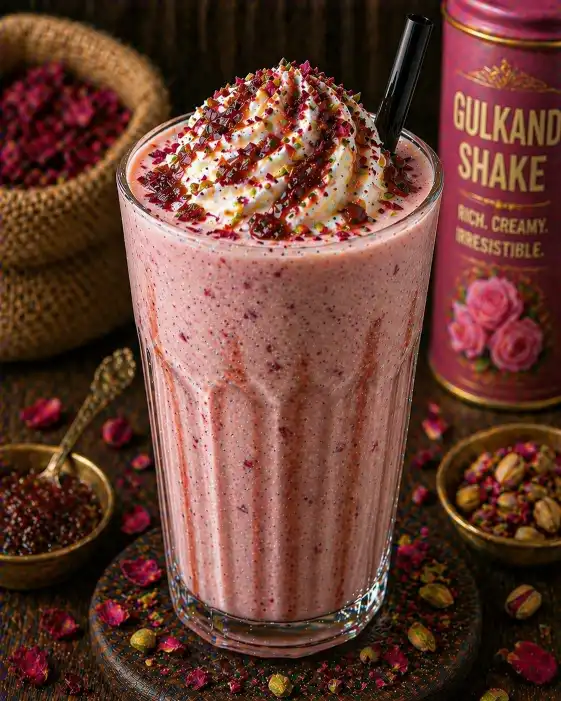 Gulkand Shake | गुलकंद शेक
