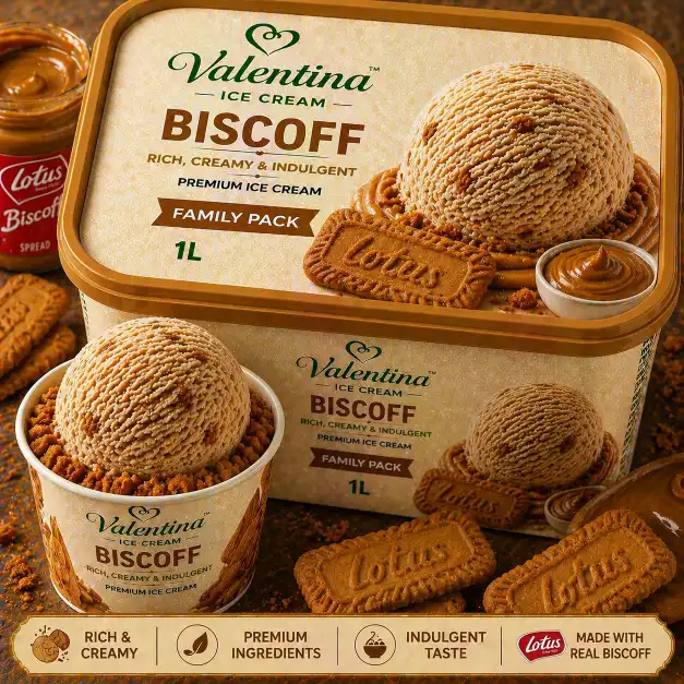 Biscoff Ice Cream (Per Scoop) | बिस्कॉफ आईस्क्रीम
